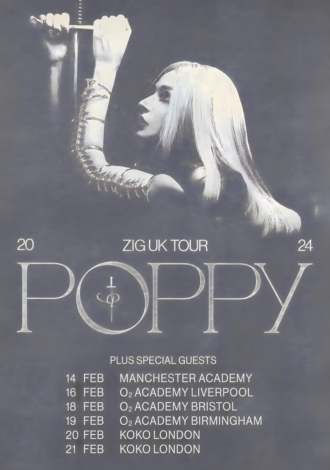 Poppy 2026 concert poster